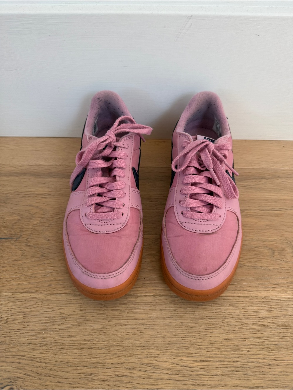 Nike Pink Sneakers with Gum Sole